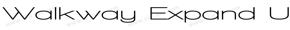 Walkway Expand UltraBold字体转换